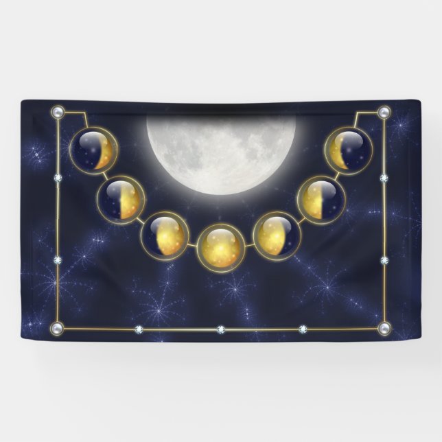 Un mois dans la vie de la bannière de la Lune (Horizontal)