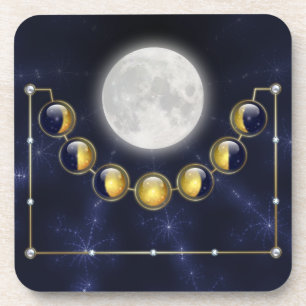 Un mois dans la vie de la Lune Dessous de verre de