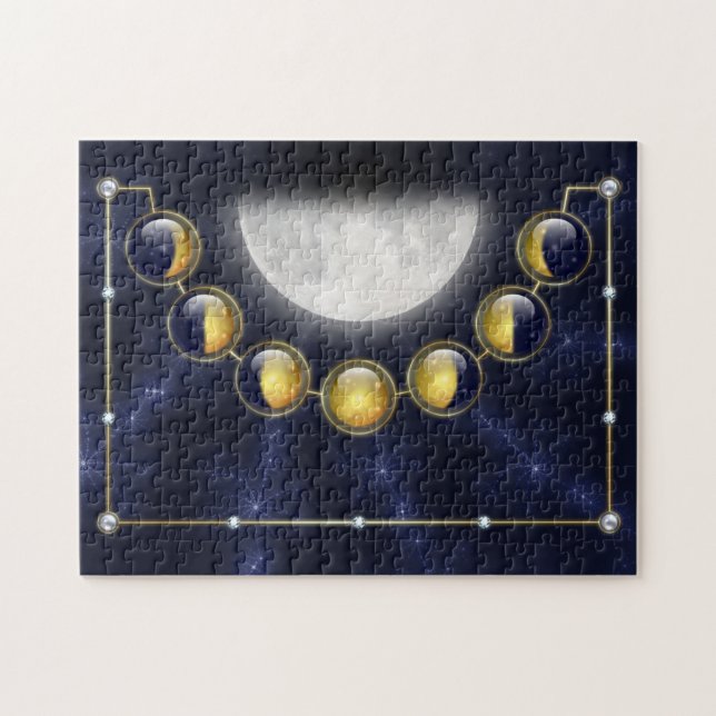 Un mois dans la vie du Puzzle de la Lune (Horizontal)