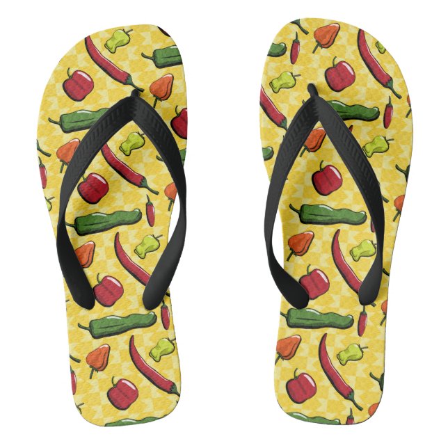 Un Monde de Tongs de Piments (Semelle)