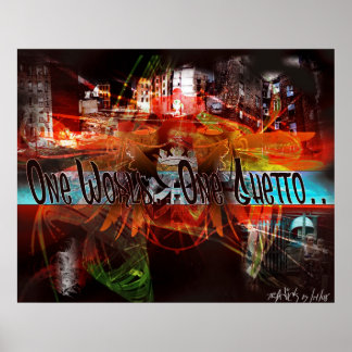 Un monde... Un ghetto... Affiche