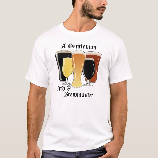 Un monsieur et un T-shirt de Brewmaster (Devant)