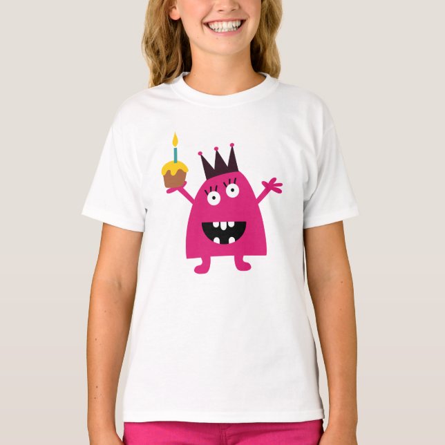 Un monstre effrayant et amusant portant le t-shirt (Devant)