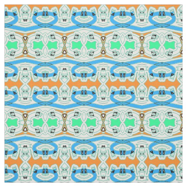 Un motif d'impression en tissu classique multicolo (Échantillon)