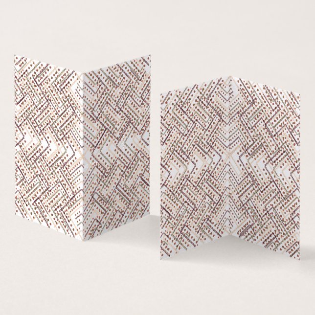 Un motif géométrique extensible aux formes diamant (Inside and Outside)