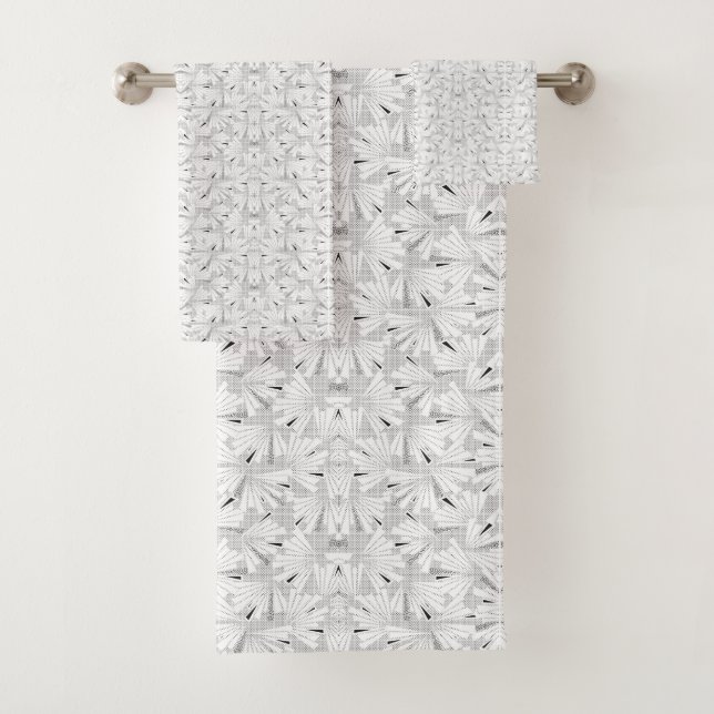 Un motif monochrome avec de nombreuses intersecti (En situation)