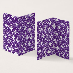 Un motif symétrique de couleur blanche et violette