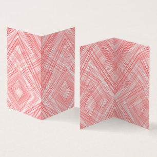 Un motif symétrique en moti rouge et rose