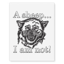 Un mouton, je ne suis pas