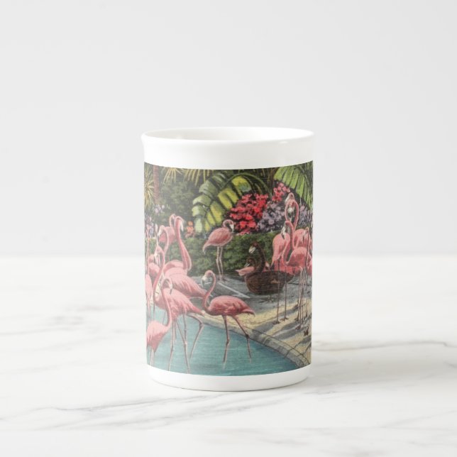 Un Mug à Flamboyance de Flamants Roses (Devant)