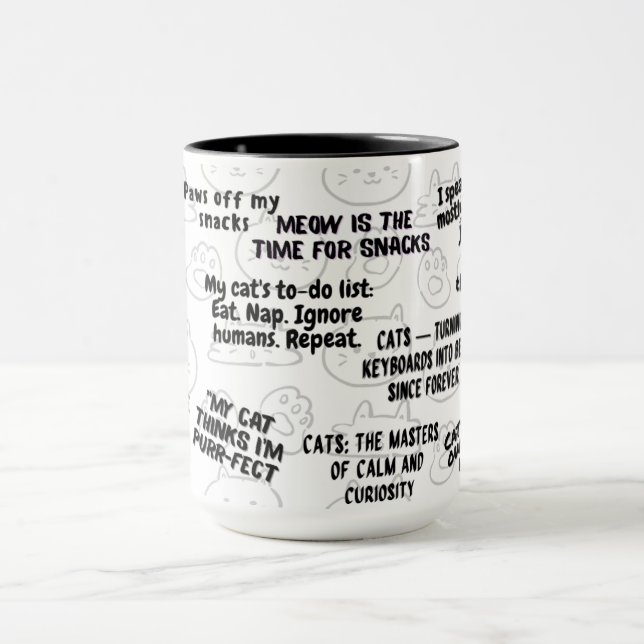 UN MUG AMOUREUX DES CHATS (Centre)