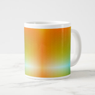 Un mug avec un design à dégradé coloré