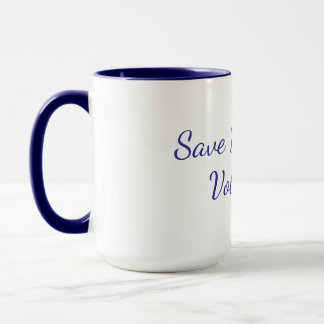 un mug de café pro-démocratie