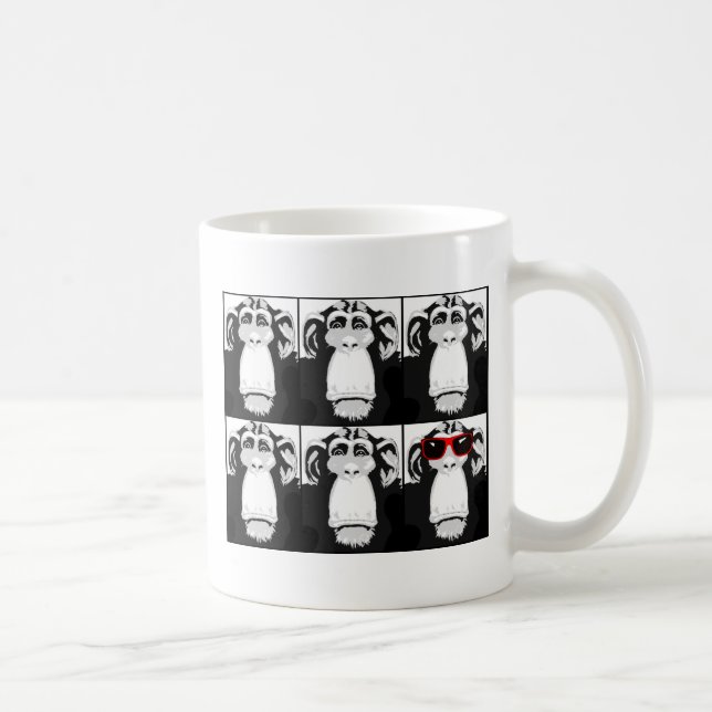 Un Mug Drôle de Singe Sympa (Droite)