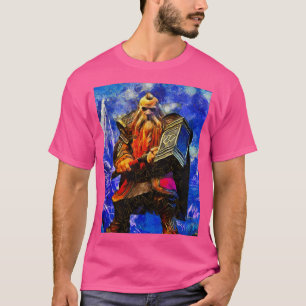 Un nain avec marteau de guerre Art Classic TShirt