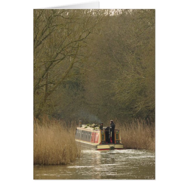 Un Narrowboat sur le canal d'Oxford (Devant)