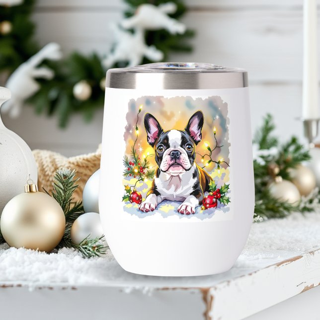Un Noël doux avec un Terrier de Boston (Créateur téléchargé)