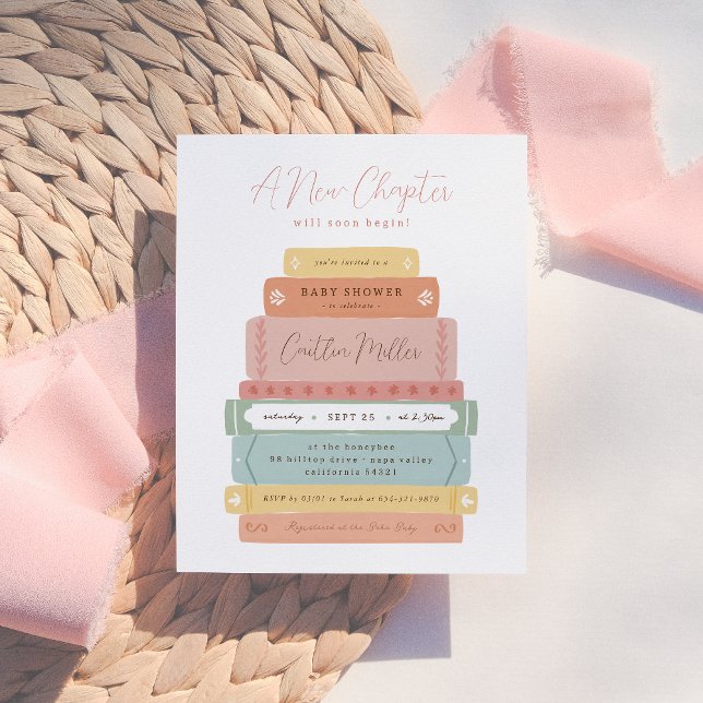 Un nouveau chapitre | Baby shower budgétaire de li (Créateur téléchargé)