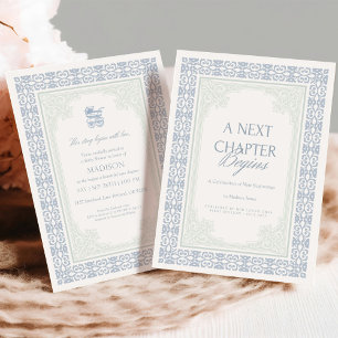 Un nouveau chapitre commence une invitation Baby s