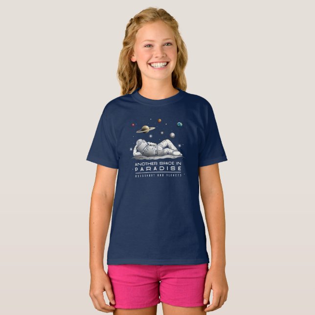 Un nouvel espace au paradis | T-shirt enfant (Devant entier)