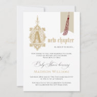 Un nouvel Invitation de Baby shower de chapitre