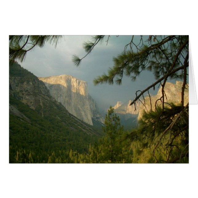 Un orage sur la vallée de Yosemite (Devant horizontal)