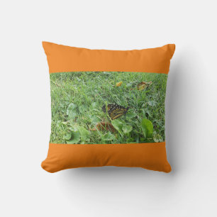 Un Oreiller à lancer de papillon monarque