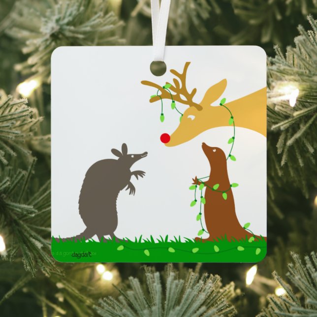 Un ornement de Noël de cerfs (Insitu)