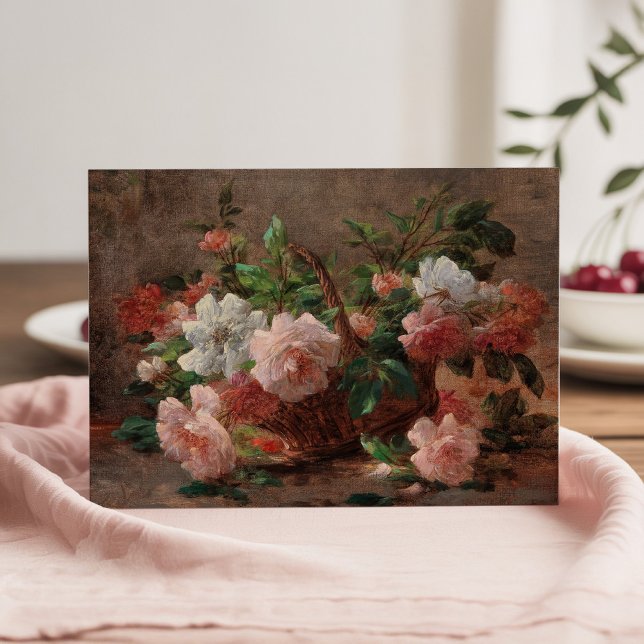 Un panier avec Roses | Eugene Petit (Créateur téléchargé)