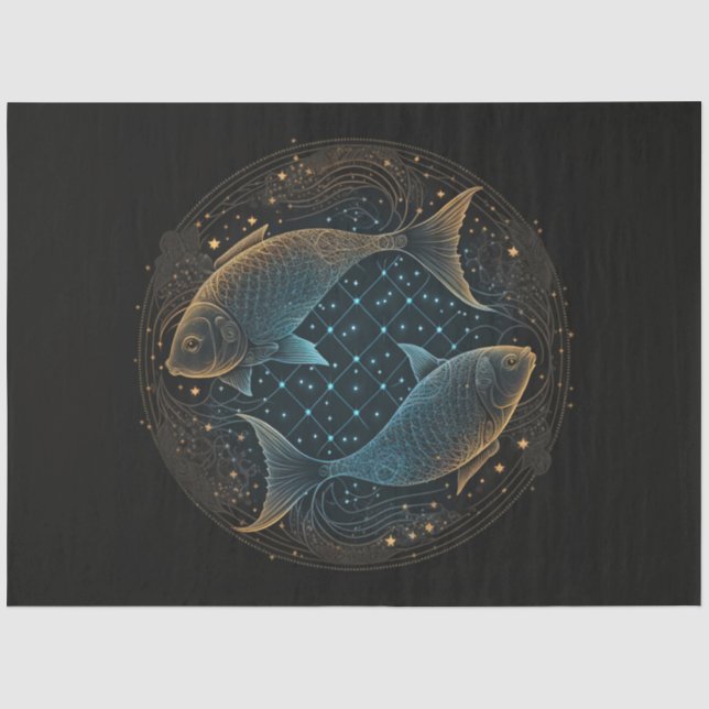 Un papier de soie de la série Zodiac Design 4 (Recto)