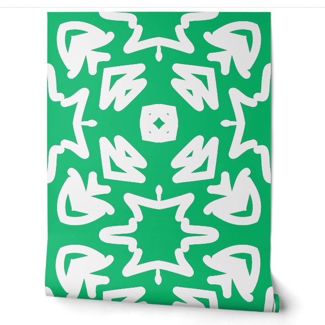 Un papier peint vert élégant "Ratti_Creative_Arts" (Déroulement)