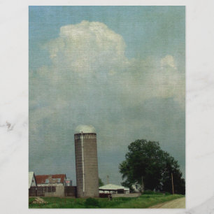 Un paysage agricole rural