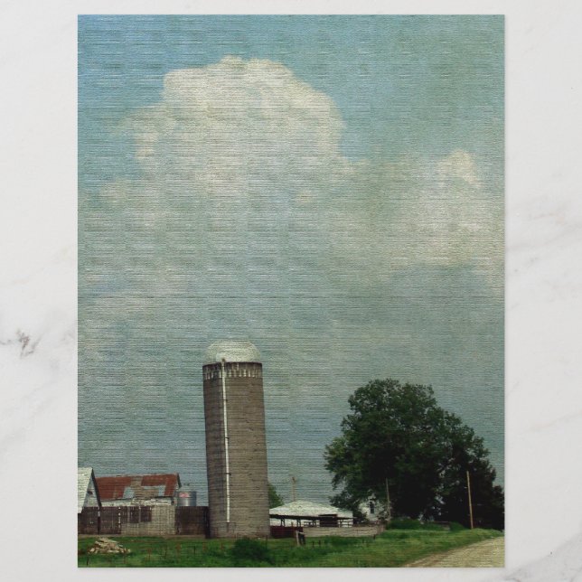 Un paysage agricole rural (Devant)