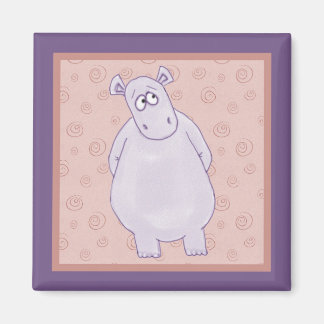 Un petit aimant hippo coupable