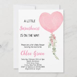 Un petit amoureux est sur le chemin Invitation