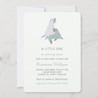 Un petit arrive bientôt invitation pour une baby s