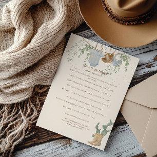 Un Petit Baby shower Cowboy