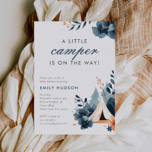 Un Petit Baby shower De Camper Forest Invitation
