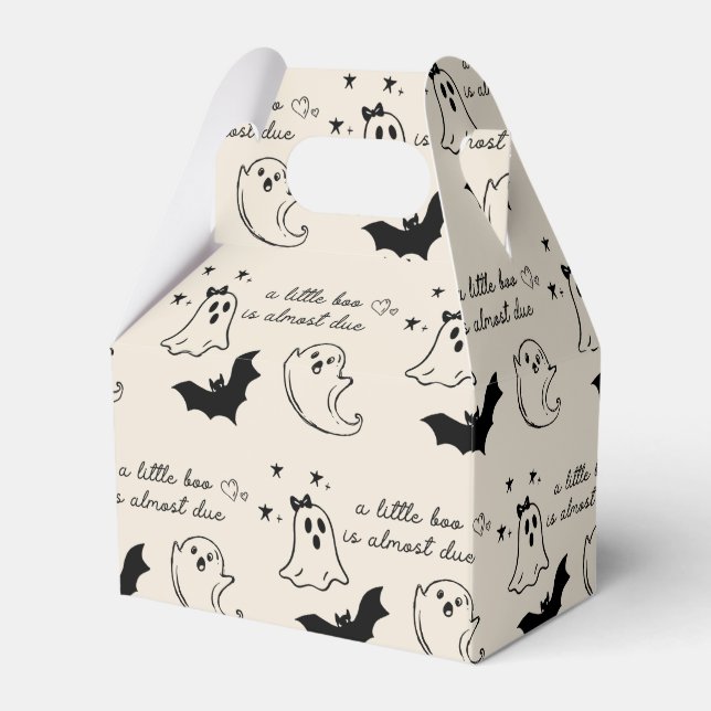 Un Petit Boite Est Presque Ballotin Baby shower (Verso)