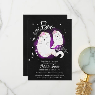 Un petit Boo Halloween Baby shower Invitation