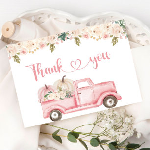 Un Petit Carte de remerciements Baby shower Citrou