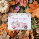 Un Petit Carte de remerciements Baby shower Citrou<br><div class="desc">Express votre gratitude avec notre "Un petit Carte de remerciements de Baby shower Citrouille". Cette carte de charme présente un design citrouille fantaisiste qui complète parfaitement votre célébration sur le thème des chutes. C'est la façon idéale de remercier vos invités pour leurs dons réfléchis et leurs souhaits chaleureux, en leur...</div>
