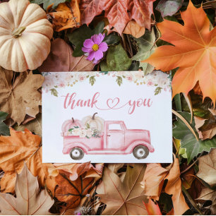 Un Petit Carte de remerciements Baby shower Citrou