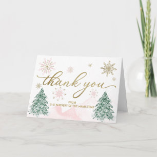 Un petit Carte de remerciements de Baby shower à f