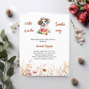 Un petit chien de chiot Sweetie Baby shower invita