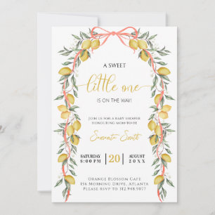 Un petit citron doux Baby shower Invitation