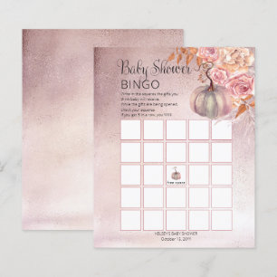 Un Petit Citrouille Est Blooming Pink Baby Carte B
