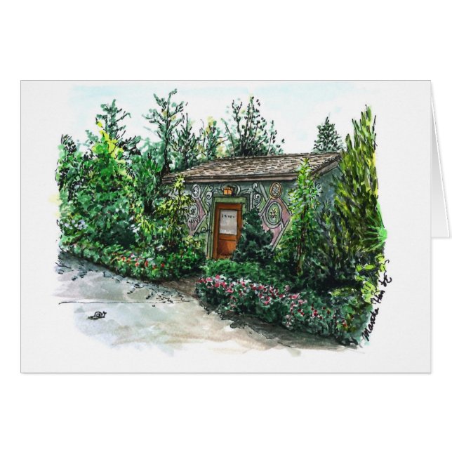 Un petit cottage décoré (Devant horizontal)