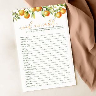 Un Petit Cutie Est En Cours De Jeu Word Scramble