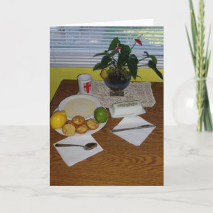 "Un petit-déjeuner d'artiste" Bonne carte